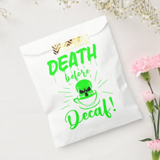 Schädeltod vor Zehntelkaffee grün Geschenktütchen (Versiegelt)