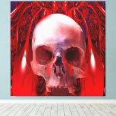 Schädeltransfusion Leinwanddruck (Insitu (Holzboden))