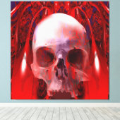 Schädeltransfusion Leinwanddruck (Insitu (Holzboden))
