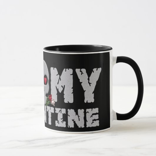 Schädelvalentine-Tasse Tasse (Rechts)