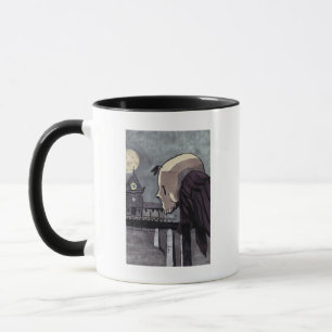 Schädelvogel in einer Friedhofsmühle-Tasse Tasse