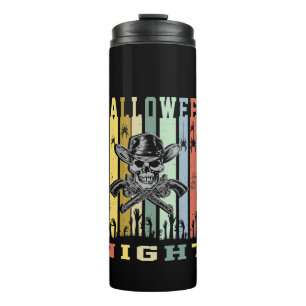 Schädelwaffe, Halloween-Nacht Thermosbecher