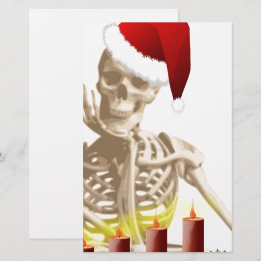 Schädelweihe Briefpapier (Vorne/Hinten)