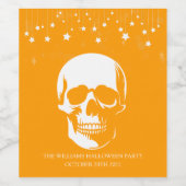 Schädelweinetikett Weinetikett (Einzelnes Label)