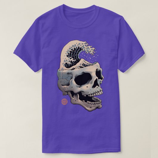 Schädelwelle T-Shirt (Design vorne)