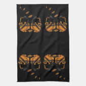 Schädelwinge aus Schmetterlingen Geschirrtuch (Vertikal)