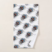 Schädelzucker Badhandtuch Set (Handtuch)