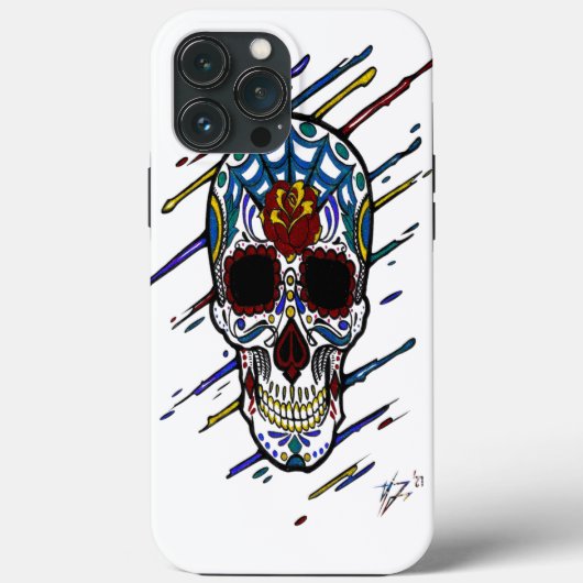 Schädelzucker Case-Mate iPhone Hülle (Rückseite)