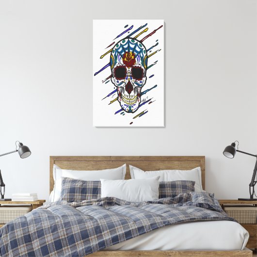 Schädelzucker Leinwanddruck (Insitu (Schlafzimmer))