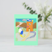 Schaden in Not Postkarte (Stehend Vorderseite)