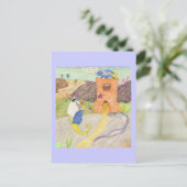 Schaden in Not Postkarte (Stehend Vorderseite)