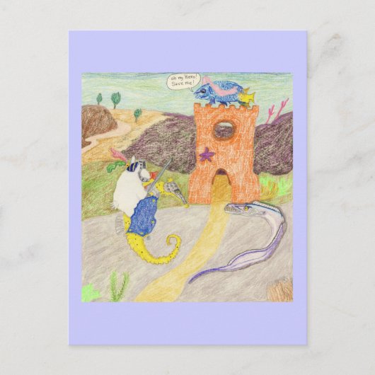 Schaden in Not Postkarte (Vorderseite)