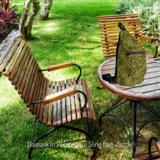 Schaden in Perspektive Crossbody Bag