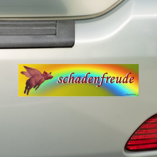 schadenfreude autoaufkleber (Auf Auto)
