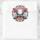 SCHADENSÄTZE RUNDER AUFKLEBER (Tasche)