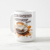 "Schädlich für Menschen, wenn sie verschluckt werd Kaffeetasse (Vorderseite Links)