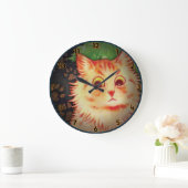 SCHÄDLICH KATZKITTE GROßE WANDUHR (Zuhause)