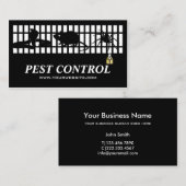 Schädling-Kontrolle-Eisengitter Visitenkarte (Vorne/Hinten)
