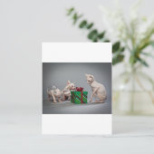 SCHÄDLINGE DER KATZE FEIERTAGSPOSTKARTE (Stehend Vorderseite)