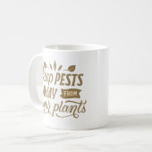 Schädlinge von Ihren Pflanze behalten Kaffeetasse (Vorderseite Links)