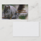 Schädlingeexterminator-Plage-Kontrolle Visitenkarte (Vorne/Hinten)