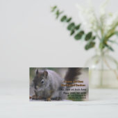 Schädlingeexterminator-Plage-Kontrolle Visitenkarte (Stehend Vorderseite)