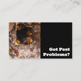 Schädlingsbekämpfer für Hornets Wespe Kontrolle Visitenkarte