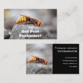 Schädlingsbekämpfer für Hornets Wespe Kontrolle Visitenkarte (Vorne/Hinten)