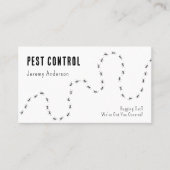 Schädlingsbekämpfungsmittel Kontrolle Bug Moderne Visitenkarte (Vorderseite)