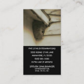 Schädlingsbekämpfungsmittel Kontrolle Visitenkarte (Vorderseite)