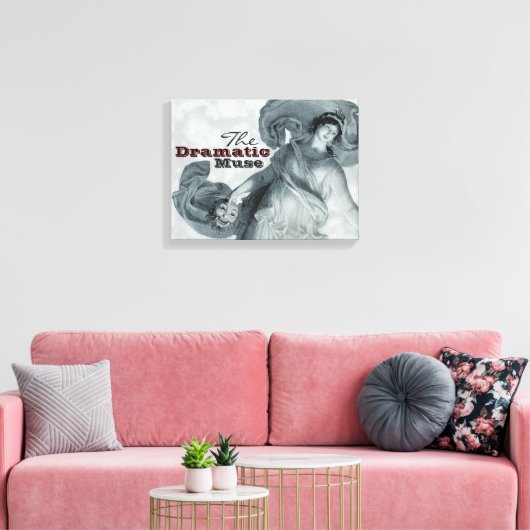 Schadow The Dramatic Muse CC0395 Leinwand (Insitu (Wohnzimmer))