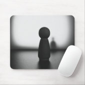 Schaduw van een mentale toestand. mousepad (Mit Mouse)