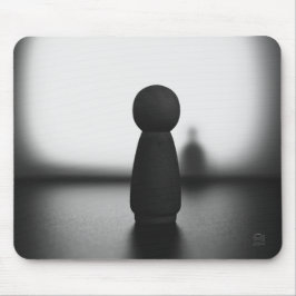 Schaduw van een mentale toestand. mousepad