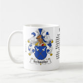 Schaefer Familienwappen-Tasse Kaffeetasse (Links)