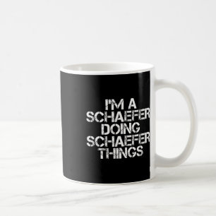 Schaefer Funny Familienname Tree Birthday Reunio Kaffeetasse
