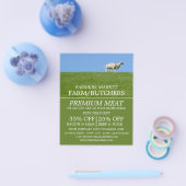 Schaf auf Gras, Bauer & Butcher Werbung Flyer (Einzeln)