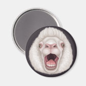 Schaf ausgesperrt magnet (Vorderseite/Rückseite)