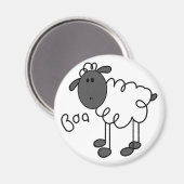Schaf Baa Magnet (Vorderseite/Rückseite)