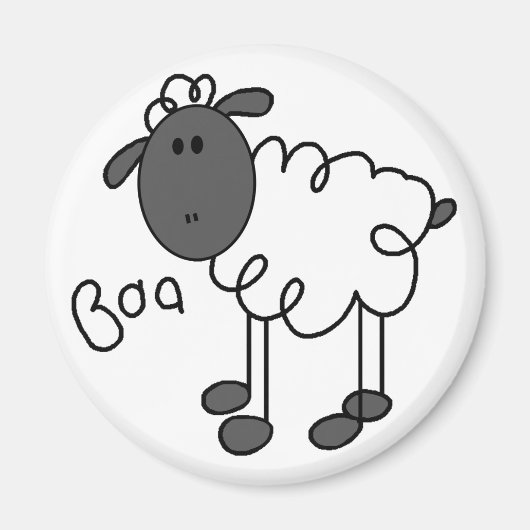 Schaf Baa Magnet (Vorne)