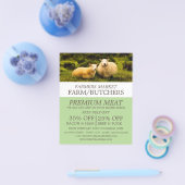 Schaf-, Bauer- und Butchwerbung Flyer (Einzeln)