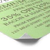 Schaf-, Bauer- und Butchwerbung Poster (Ecke)