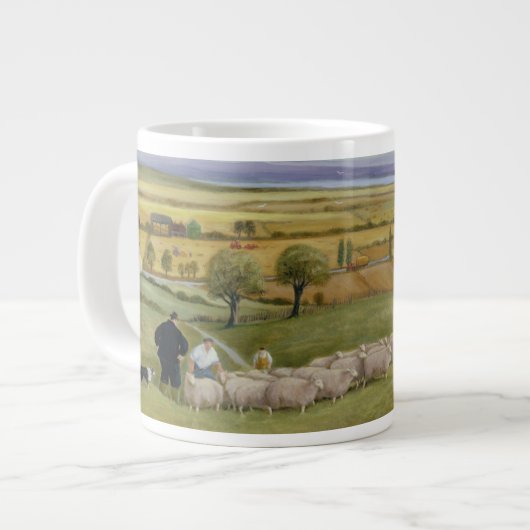 Schaf-Bauers-Insel von Sheppey Jumbo-Tasse (Vorderseite Links)