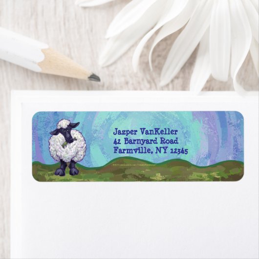 Schaf-Briefpapier (Insitu)