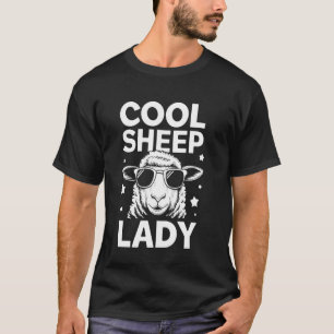 Schaf-Dame Lustiges Schaf T-Shirt