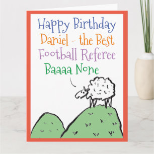 Schaf Design Alles Gute zum Geburtstag für einen F Karte