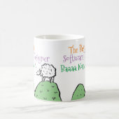 Schaf-Design für einen Software-Designer-Kaffeebec Kaffeetasse (Mittel)