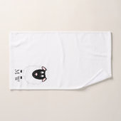 Schaf Design Monogrammiert Badhandtuch Set (Handtuch)