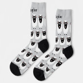 Schaf Design Personalisiert Socken (Linkes Detail)