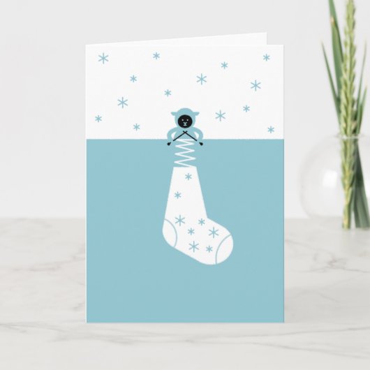 Schaf-Feiertag streichen Karte (Vorderseite)