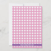 Schaf-Geburtstags-Einladung Einladung (Rückseite)